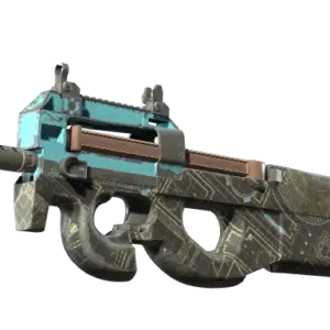 Souvenir P90 | Facility Negative (Well-Worn)