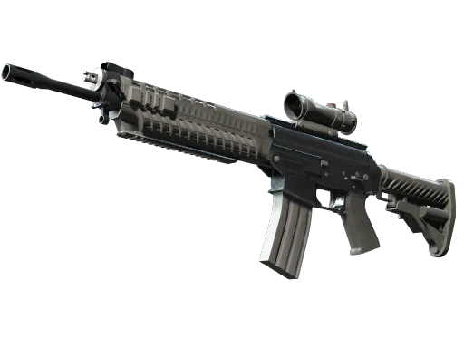 Souvenir SG 553 | Damascus Steel (Field-Tested)