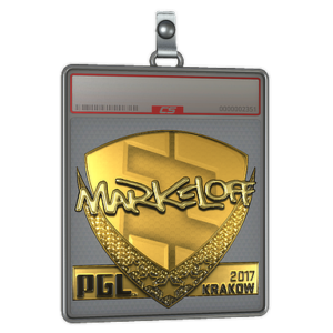 Sticker Slab | markeloff (Gold) | Krakow 2017