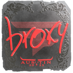 Sticker | broky (Foil) | Austin 2025