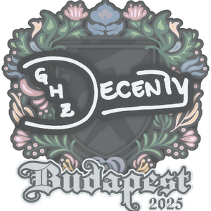 Sticker | decenty | Budapest 2025