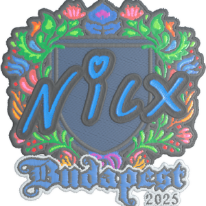 Sticker | nicx (Embroidered) | Budapest 2025