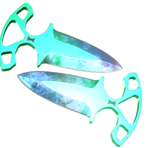 ★ StatTrak™ Shadow Daggers | Gamma Doppler Phase 1 (Factory New)