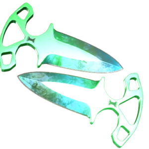 ★ StatTrak™ Shadow Daggers | Gamma Doppler Phase 3 (Factory New)