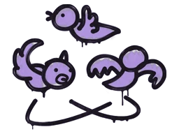 Sealed Graffiti | Dizzy (Violent Violet)